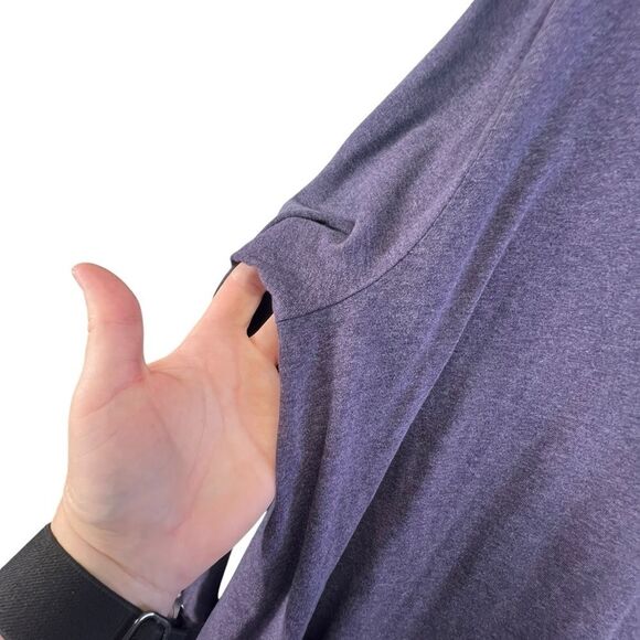 Xl Purple J. JILL Pure Jill 70% PIMA COTTON
30% TENCEL® LYOCELL Turtleneck Dress - Picture 12 of 15